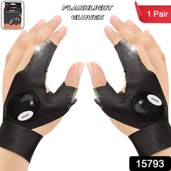 LED Flashlight Gloves Gifts for Men (Hand Gloves Light / 1 Pair)