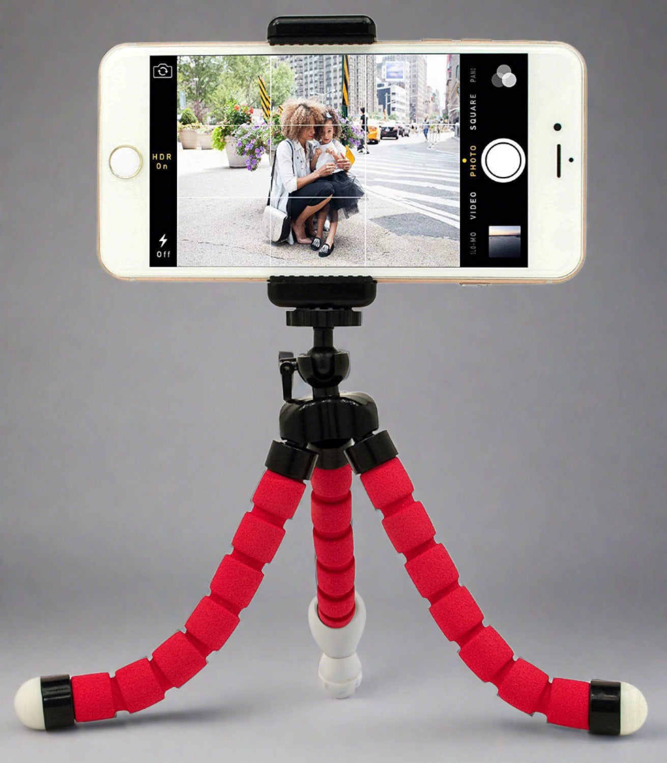 0266 Portable Mini Octopus Tripod Stand with Phone Holder for Live Selfie, Mobile Phone Portable and Adjustable Stent