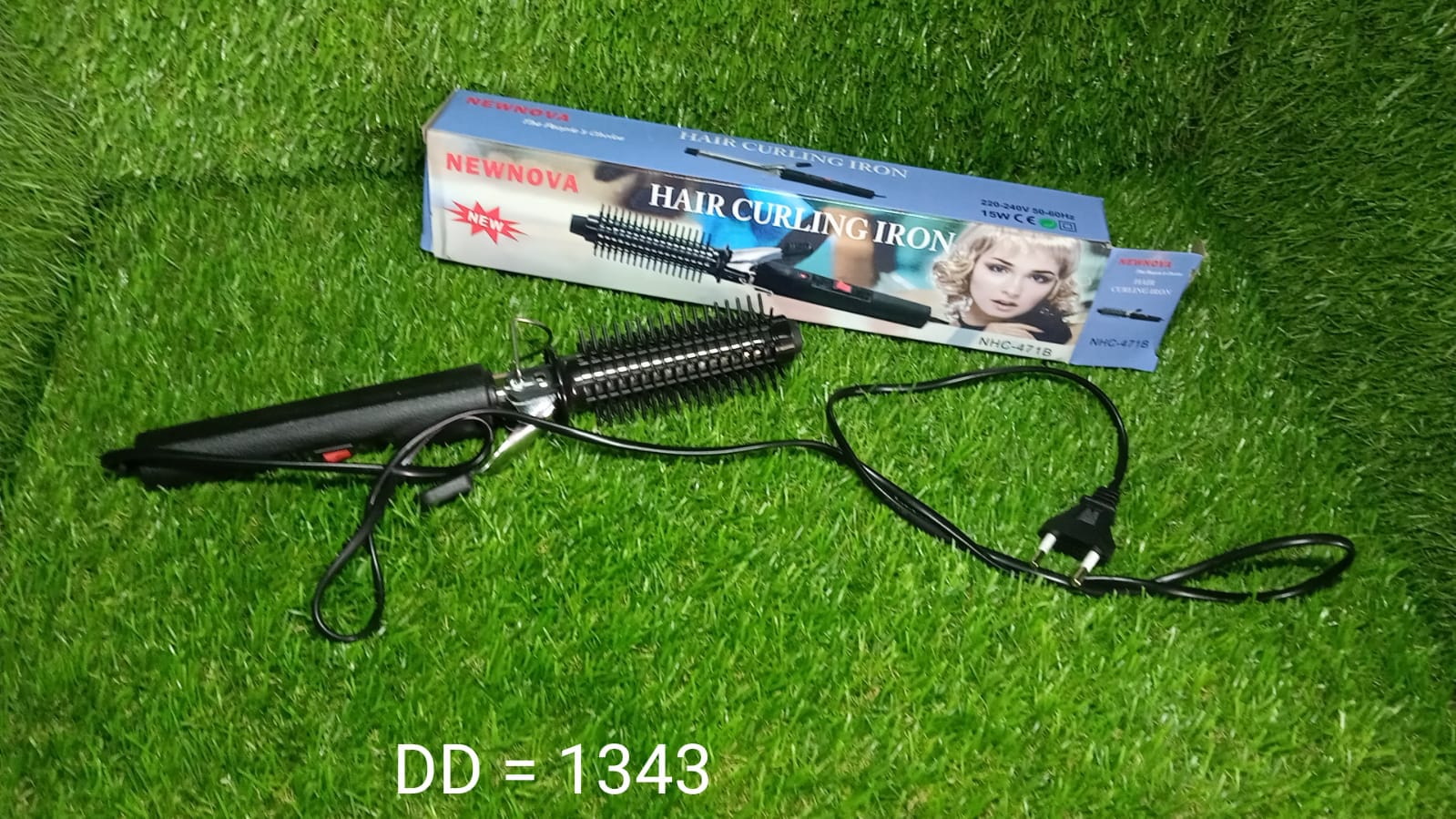 1343 Hair Curling Iron Rod for Women (black) DeoDap