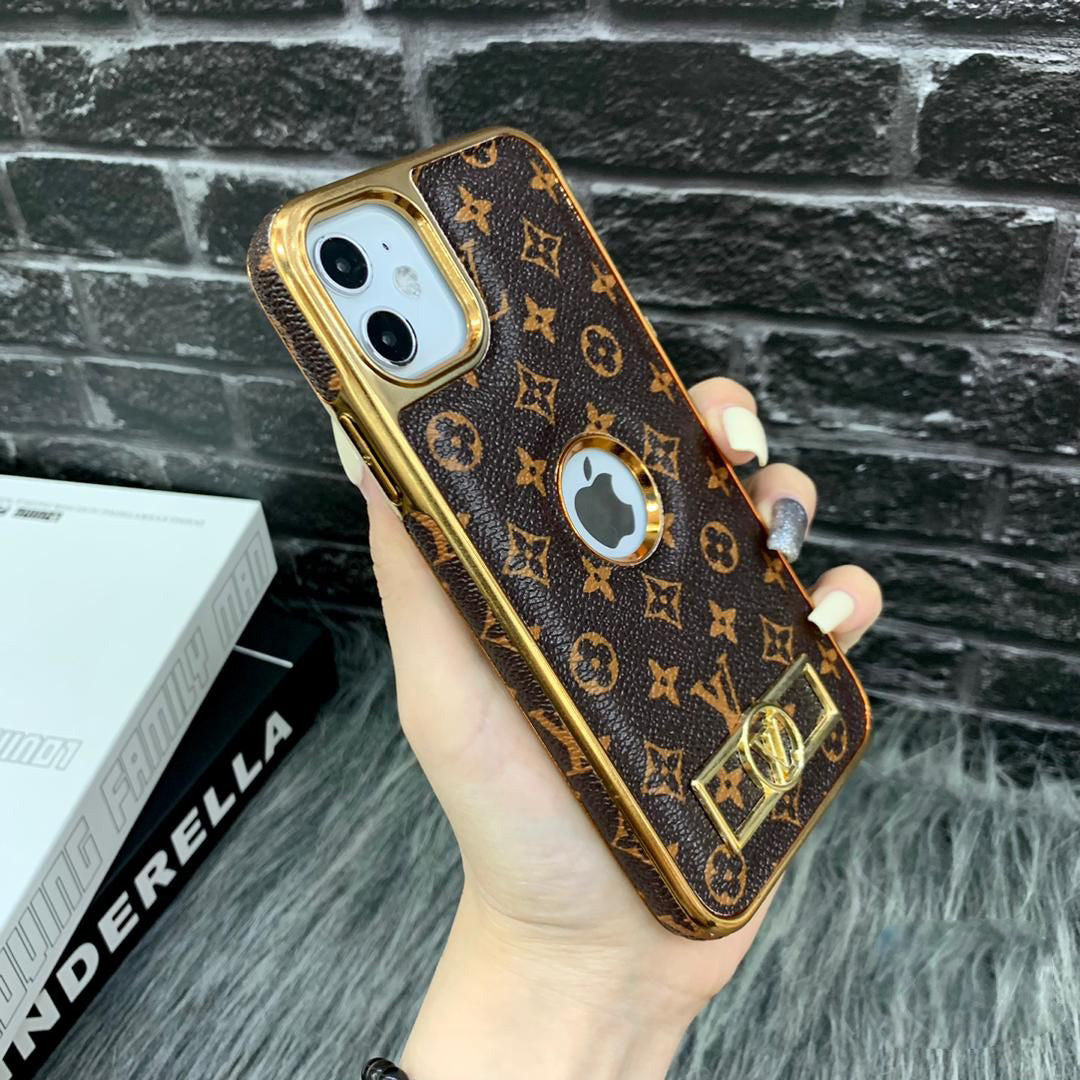 Aesthetic Leather Design Hard Case For Iphone