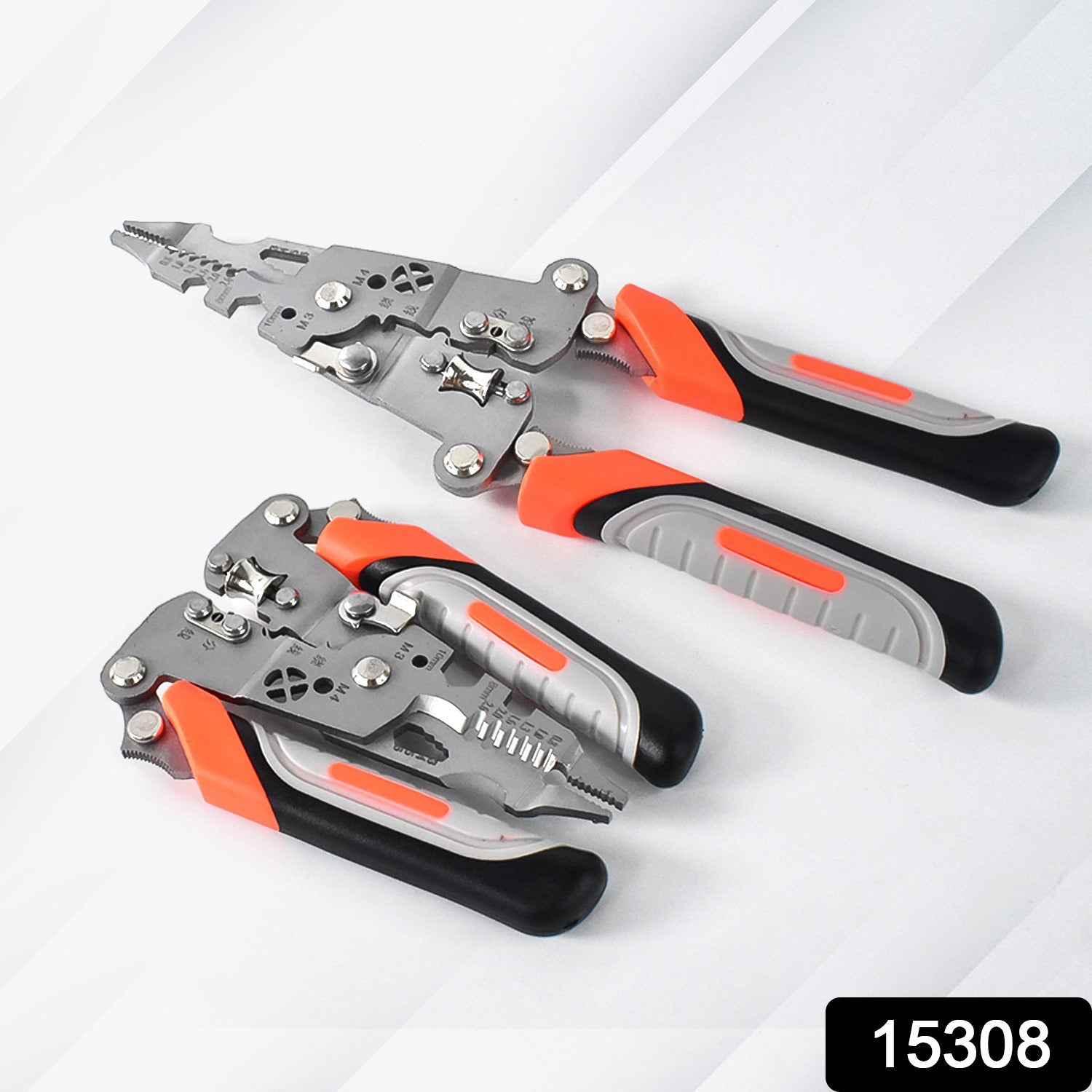 8 in 1 Wire Stripper Pliers, Soft Grip