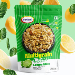 Maniarr's Lemon Mint ROASTED MULTIGRAIN MIXTURE (200Gm)