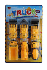 17824 Vehicle Car Engineering Automobile Construction Car Toys Set for Children Kids Crane Excavator Road Roller Forklift Mixer Truck Transporter Truck Machine Construction Toys (6 Pcs Set)