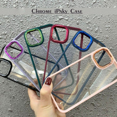 Chrome Clear Hard Protection Case For Samsung