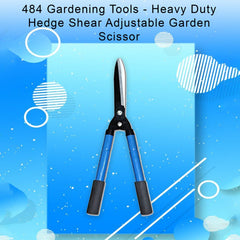 484 Gardening Tools - Heavy Duty Hedge Shear Adjustable Garden Scissor with Comfort Grip Handle DeoDap