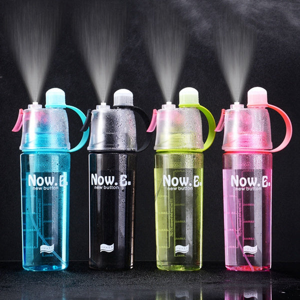 New Spray Portable Water Bottle (600ML)