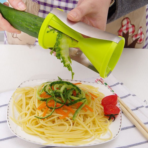 1852 Vegetable Spiral Slicer Salad Vegetables Fruit Slicer DeoDap