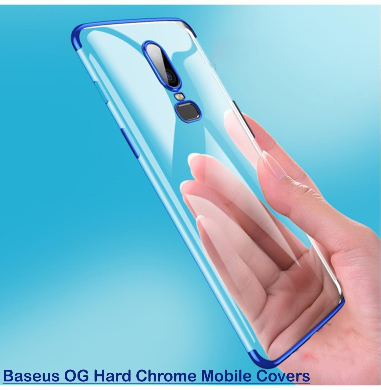 Clear Hard Chrome Case For Oneplus