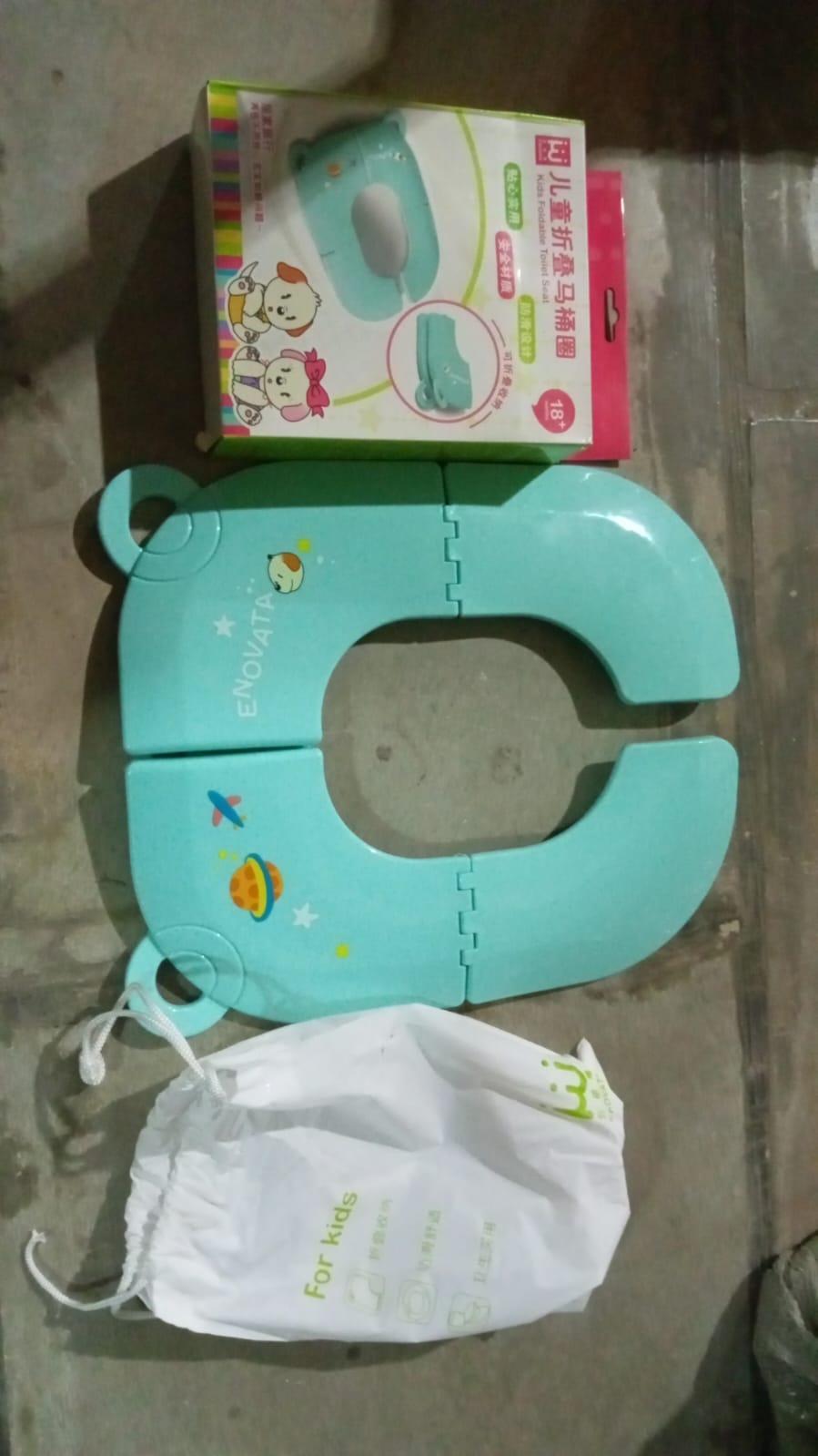 Portable Baby / Kids Toilet Seat Foldable Potty Seat (1 Pc)