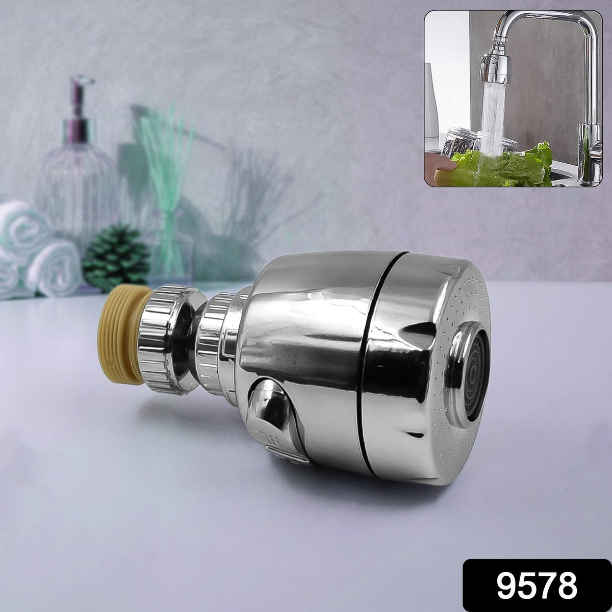 Faucet Kitchen Water Pressure Booster 360 Rotatable Sink head