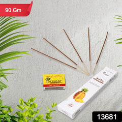 Natural Pineapple Fragrance Incense Sticks Agarbatti (90 Gm / With Machis 1 Packet)