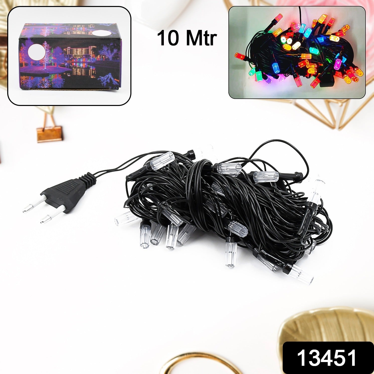 Home Decoration Diwali & Wedding LED String Light (36L 10 Mtr)