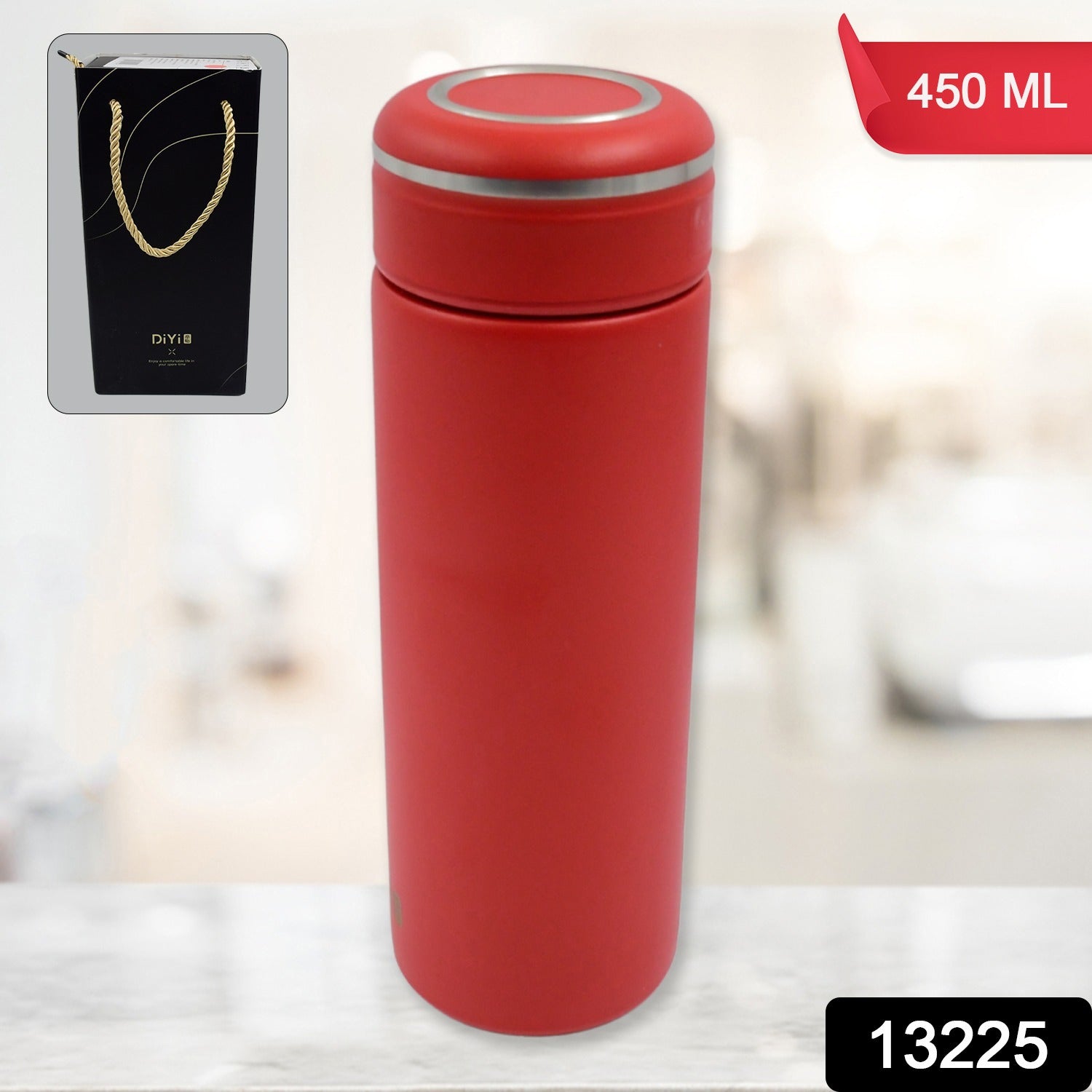 Insulated Vacuum Stainless Steel Water Bottle (450 ML)