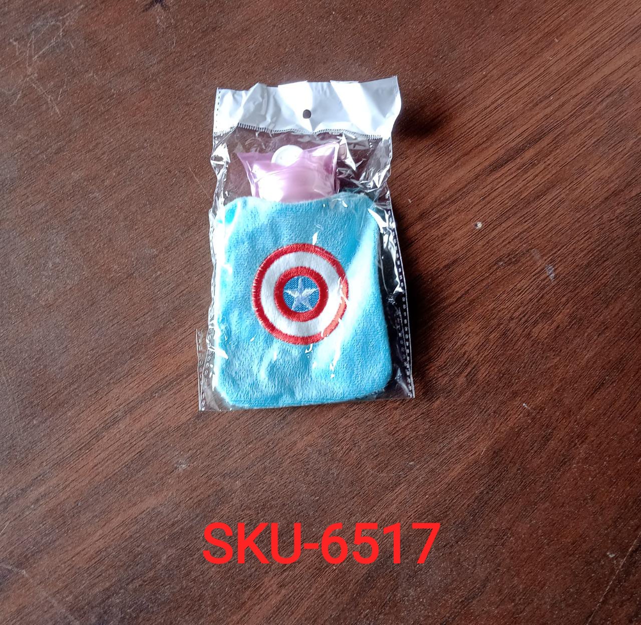 6517 Captain America's Shield small Hot Water Bag with Cover for Pain Relief, Neck, Shoulder Pain and Hand, Feet Warmer, Menstrual Cramps. DeoDap