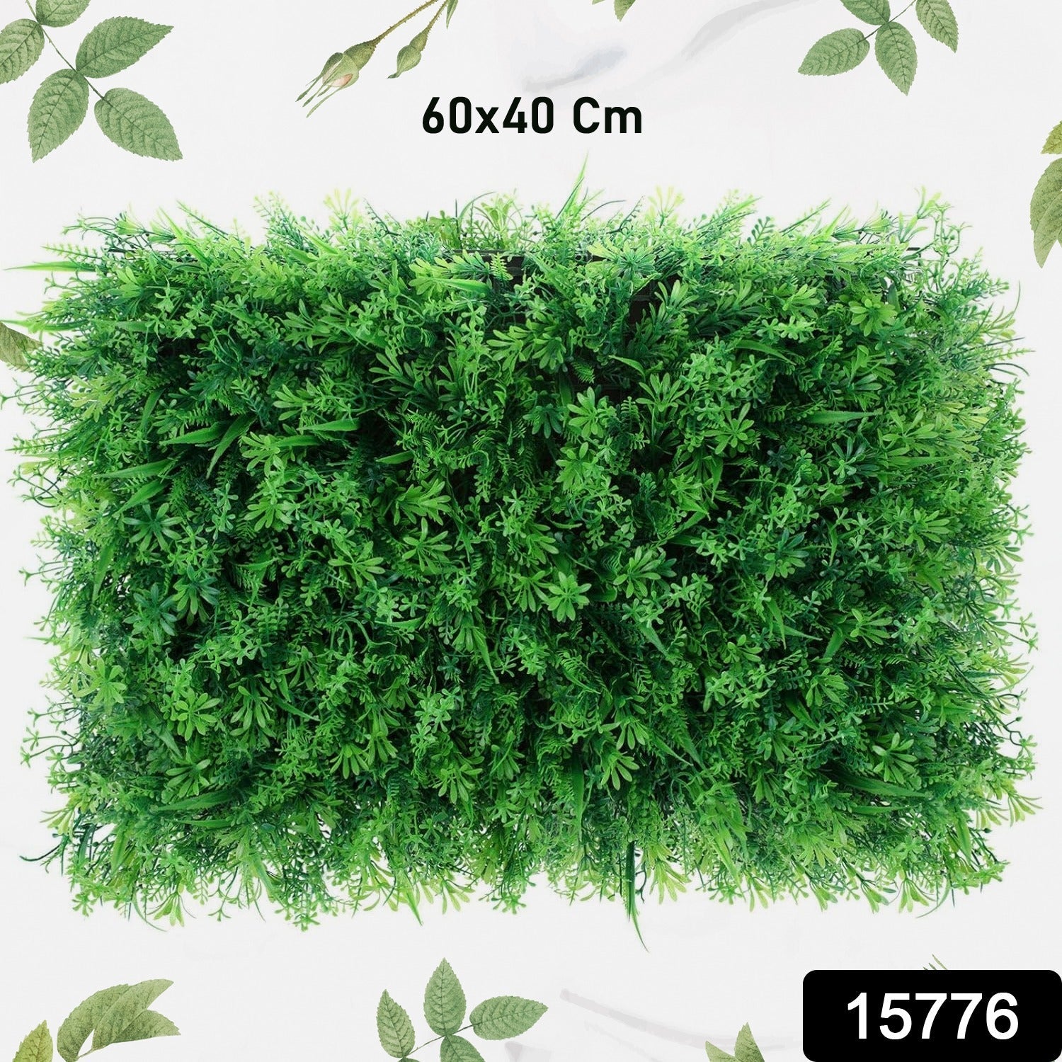 Fish Tank Aquatic Plants Fish Tank Square Artificial Grass Artificial Aquarium (60×40 Cm / Mix Design / 1 Pc)