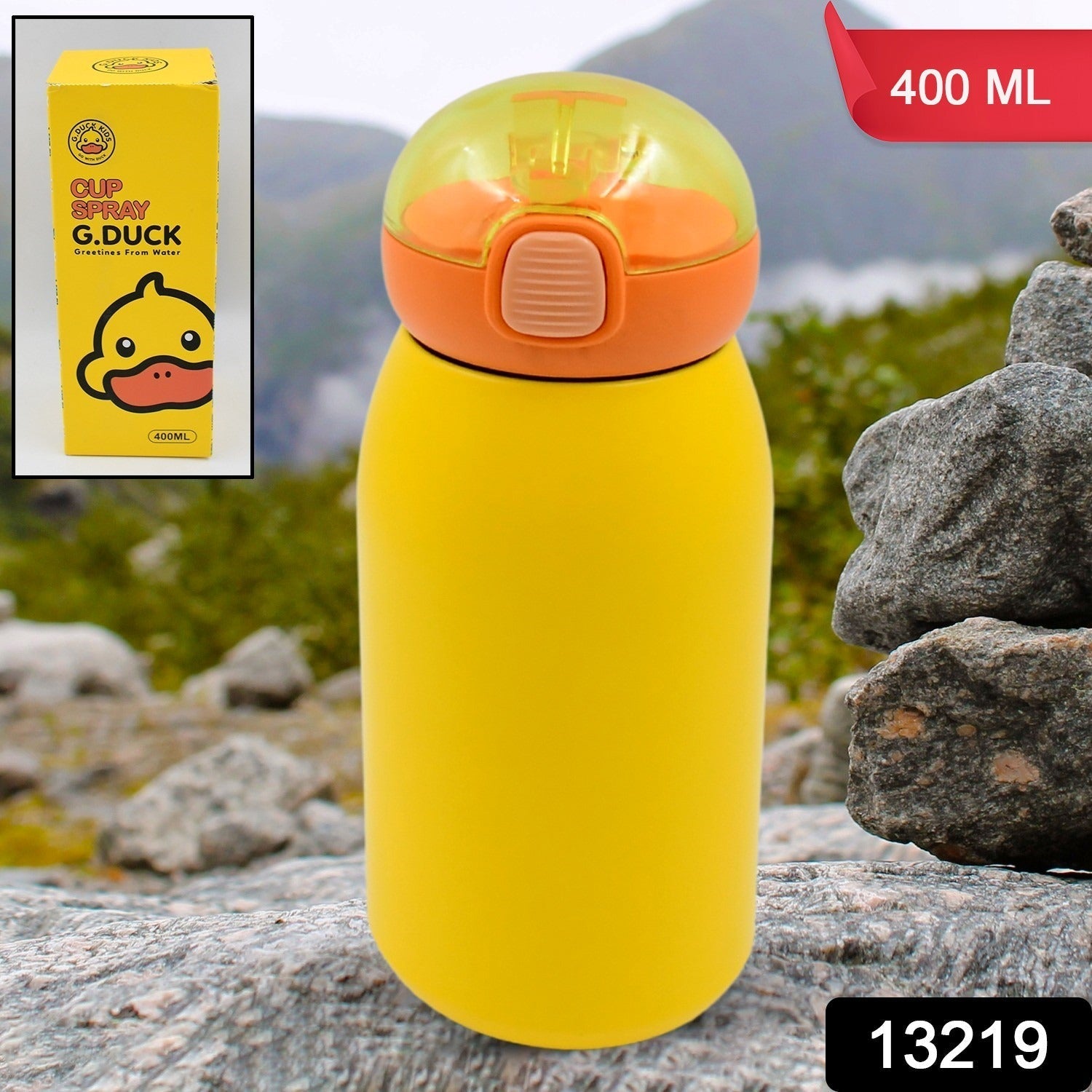 Duck Stainless Steel Water Bottle (400 ML)