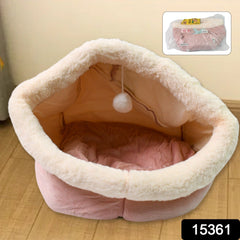 Cozy Dog and Cat Bed, Stay Warm, Washable Pet Bed (1 Pc)