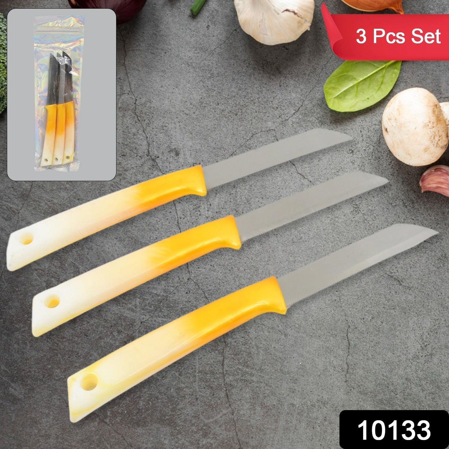 Kitchen Knife with Stainless Steel Blade (1 Pc)