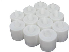 1222  Festival Decorative - LED Tealight Candles (White, 24 Pcs) DeoDap