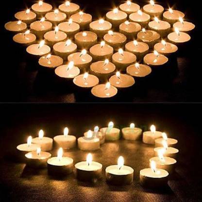 1222  Festival Decorative - LED Tealight Candles (White, 24 Pcs) DeoDap