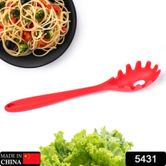 5431 Silicone Spaghetti Spoon Pasta Spoon Easy Clean  for Your Home Restaurant (22cm)