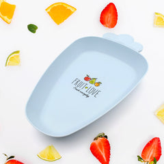 5549 Carrot Shape Plate Dish Snacks / Nuts / Desserts Plates for Kids, BPA Free, Children’s Food Plate, Kids Bowl, Serving Platters Food Tray Decorative Serving Trays for Candy Fruits Dessert Fruit Plate, Baby Cartoon Pie Bowl Plate, Tableware (1 Pc)