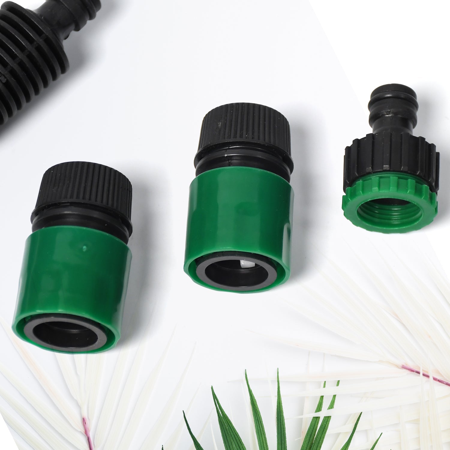 1796 Water Hose Pipe Tap Nozzle Connector Set Fitting Adapter Hose lock Garden Water Hose Pipe Tap Nozzle DeoDap