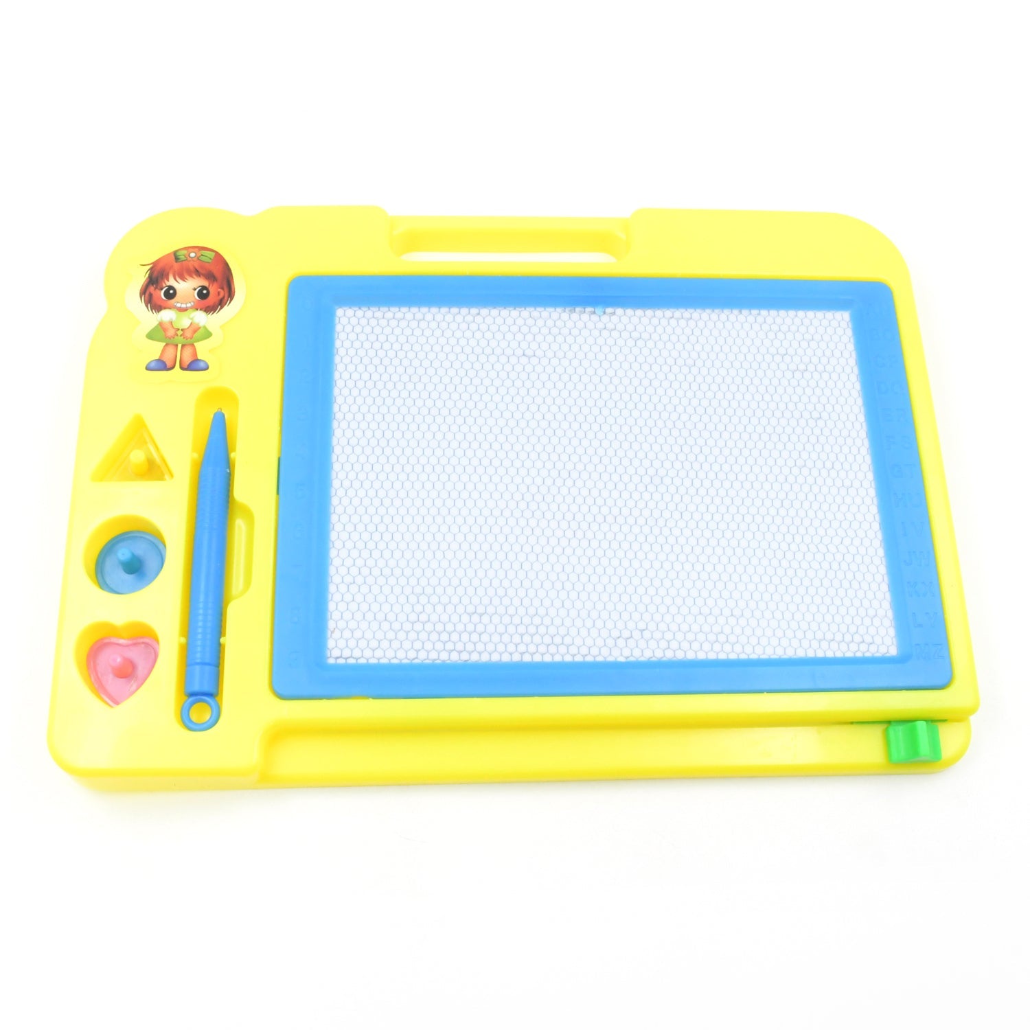 1902 Children Magic Slate Pen Doodle Pad Erasable Drawing Easy Reading Writing Learning Graffiti Board Kids Gift Toy Magnetic Painting Sketch Pad for Baby Children (1 Pc Mix Color)