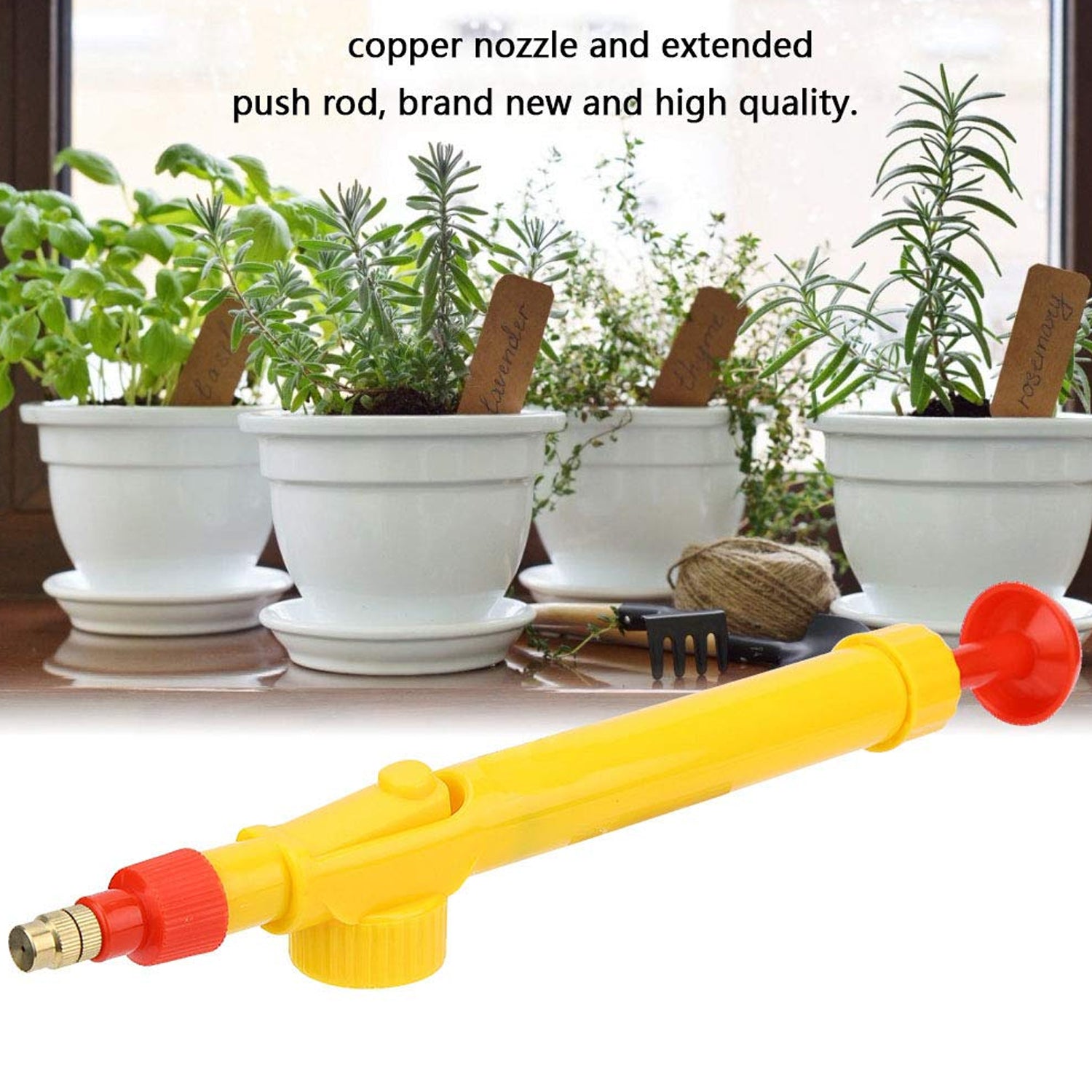 0470 Water Bottle Spray Gun Nozzle Manual Adjustable Water Pump Garden & Washing Hand Held Sprayer,Watering Can Sprayer Pressure Nozzle Irrigation Tool and Pump for Efficient Care - Boost Your Gardening Experience (1 Pc)