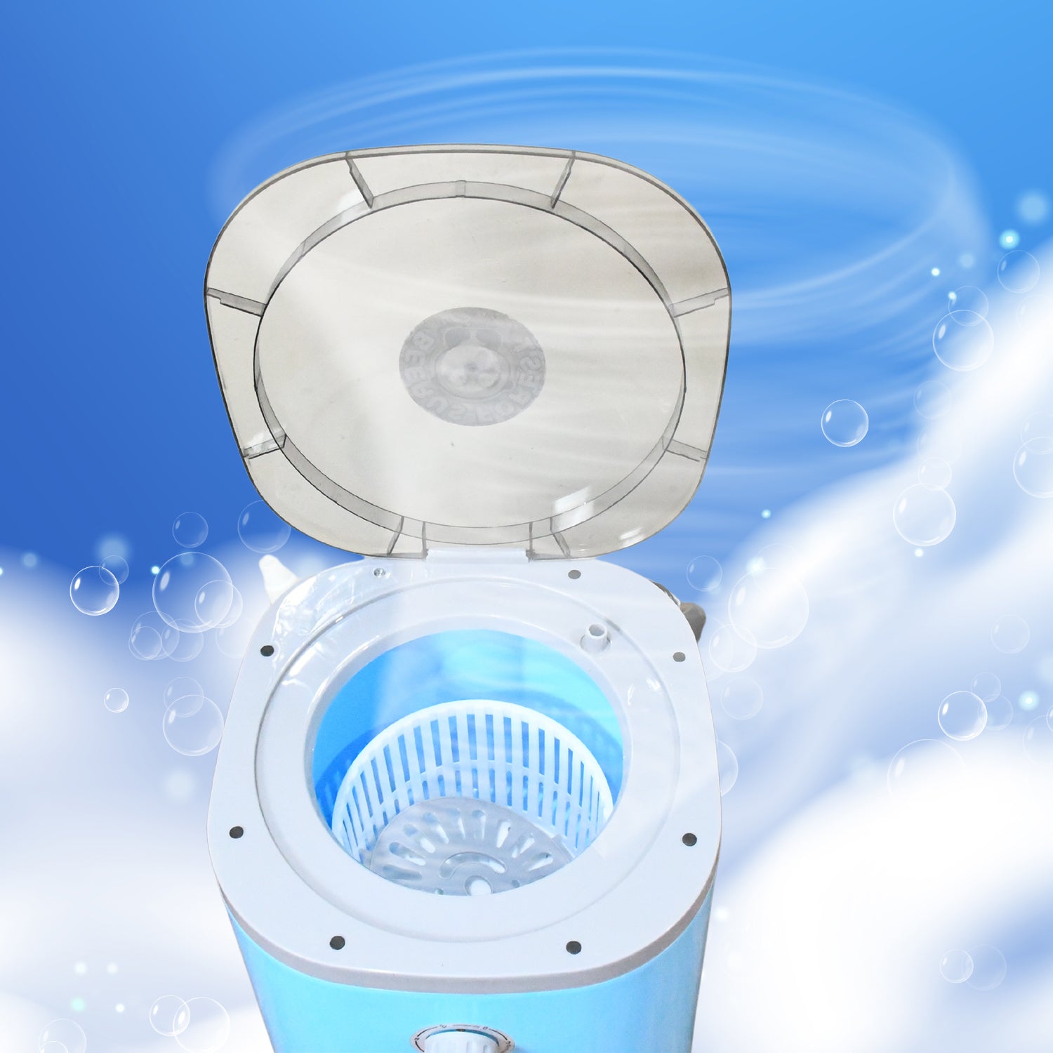 12629 PORTABLE WASHING MACHINE DEEP CLEANING WASHING MACHINE, SUITABLE FOR ALL TYPE CLOTH (11LTR)