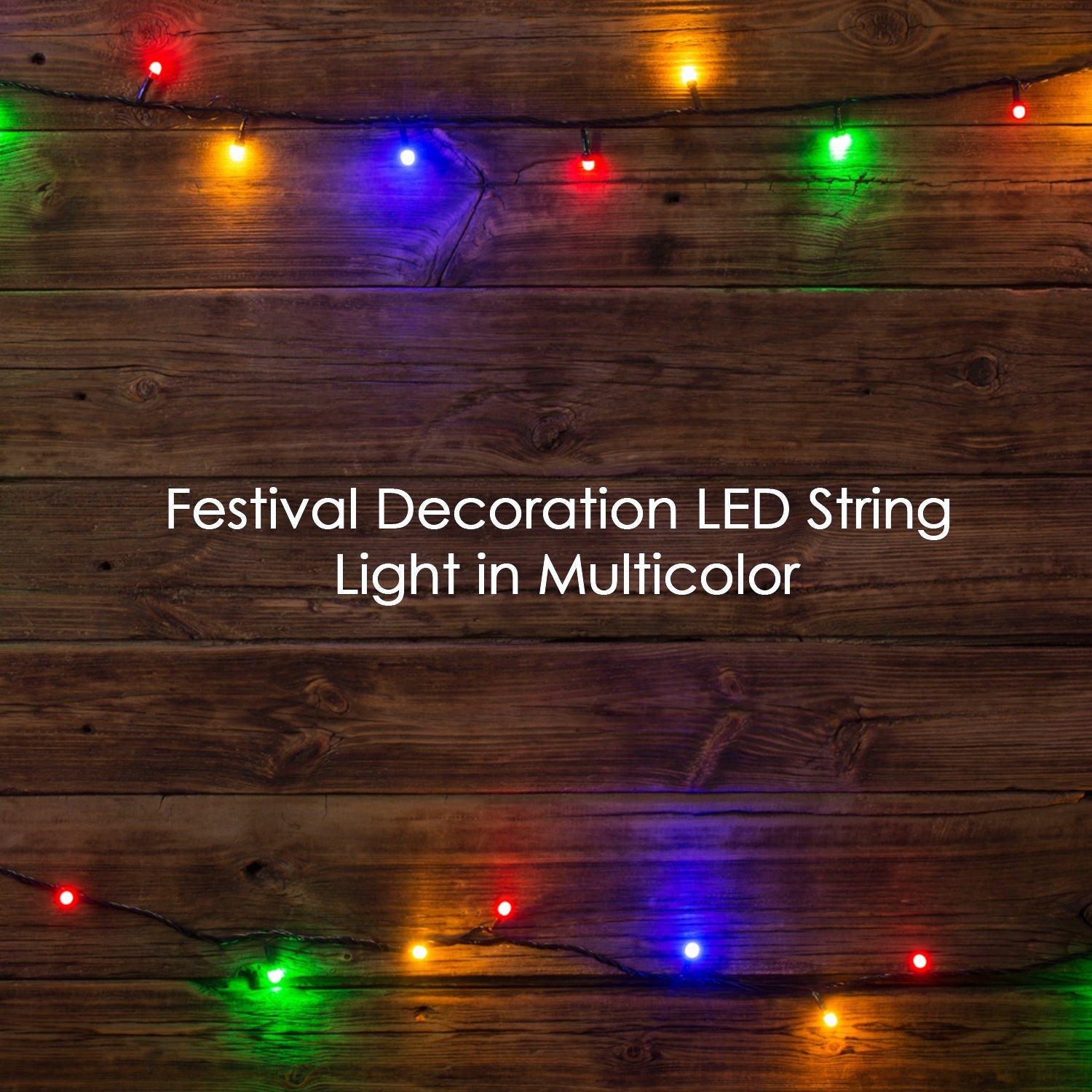 8339 3Mtr Home Decoration Diwali & Wedding LED Christmas String Light Indoor and Outdoor Light ,Festival Decoration Led String Light, Multi-Color Light (15L 3 Mtr)
