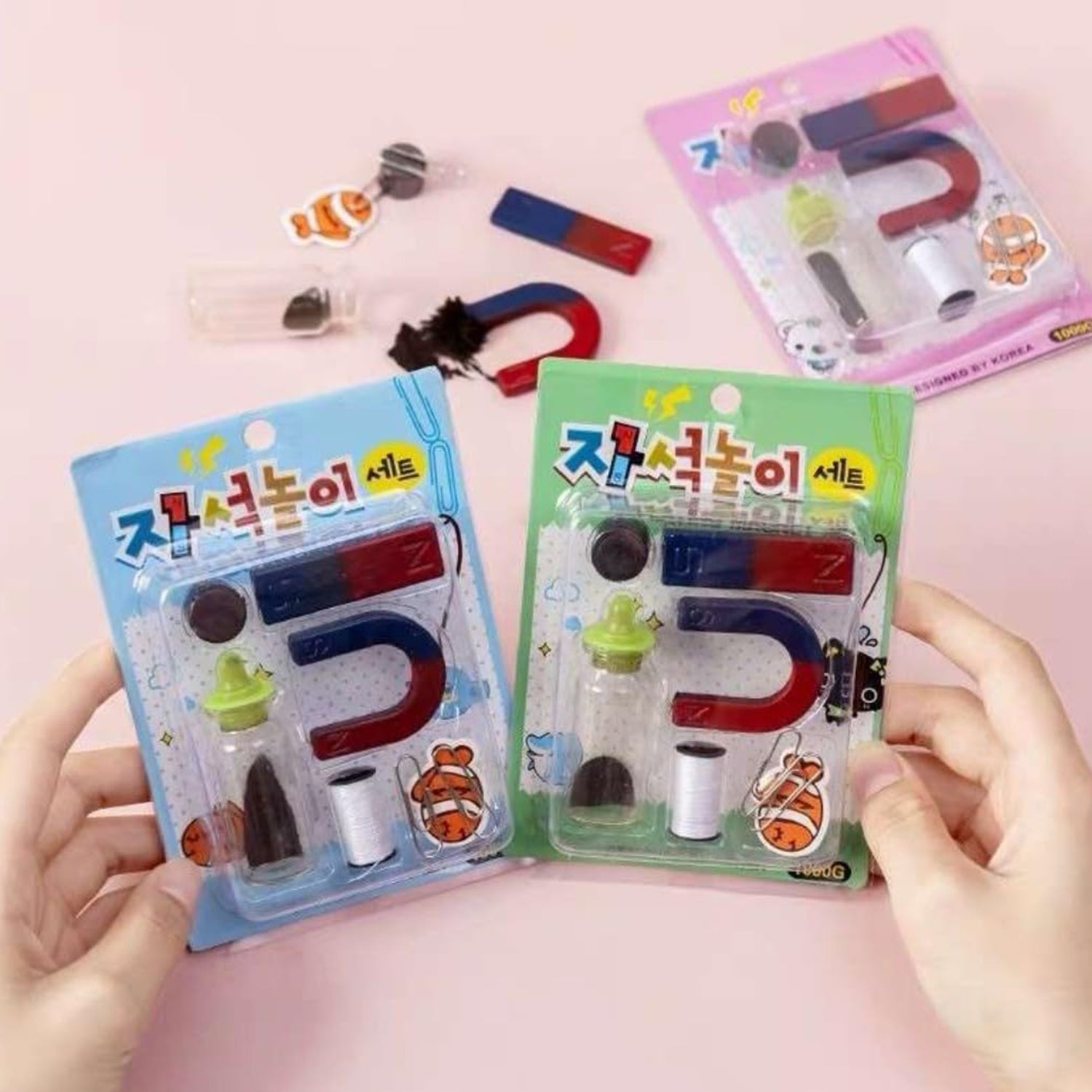 8880 Teaching Aids Magnetic Science Kit Funny Kids DIY Science Kits Educational Experiment Games