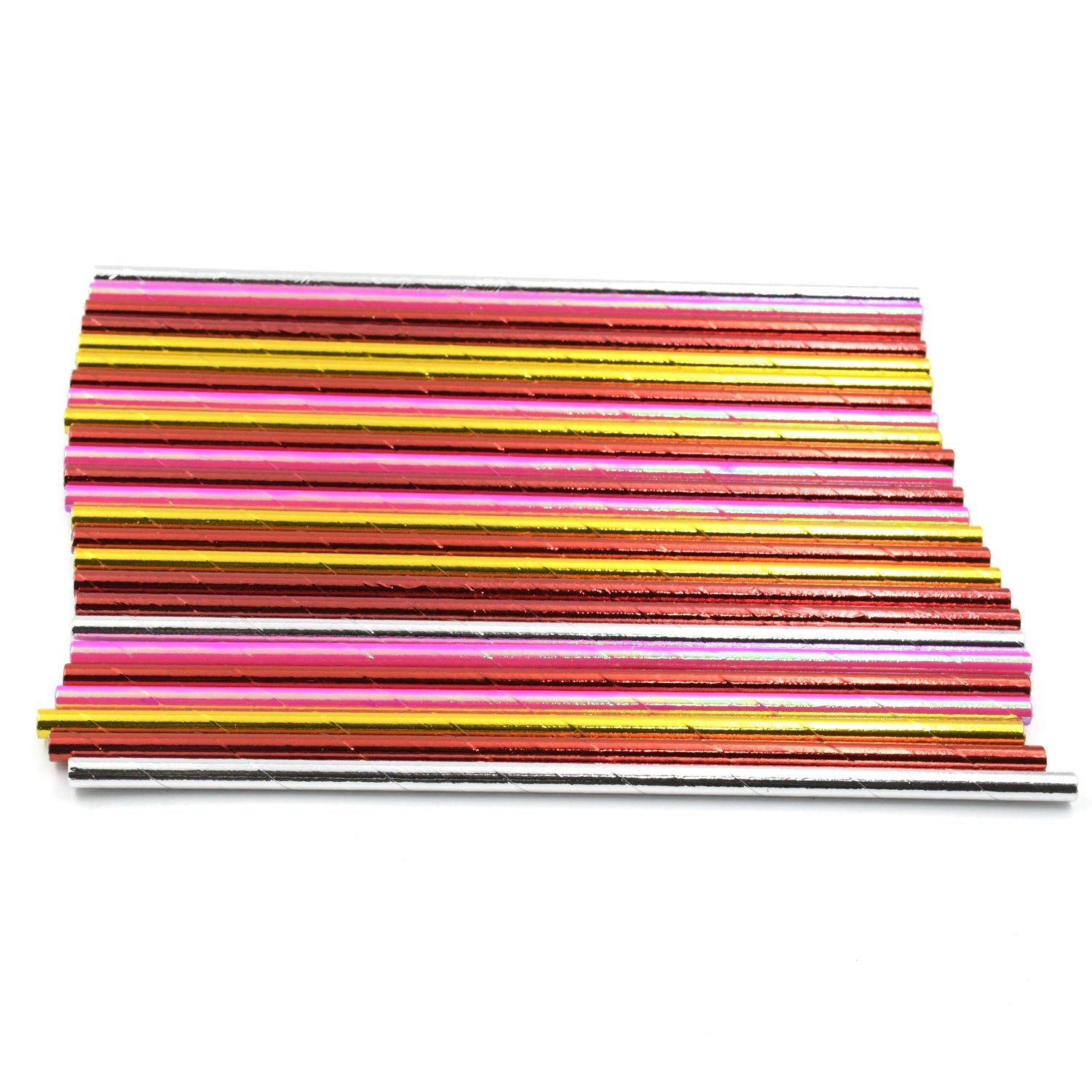 5519 Home Paper Straws Durable & Eco-Friendly Colorful - Drinking Straws & Party Decoration Supplies, Adorable Solid Color Food Grade Paper Straws for Birtay Wedding Baby Shower Celebration (25 Pcs Set)