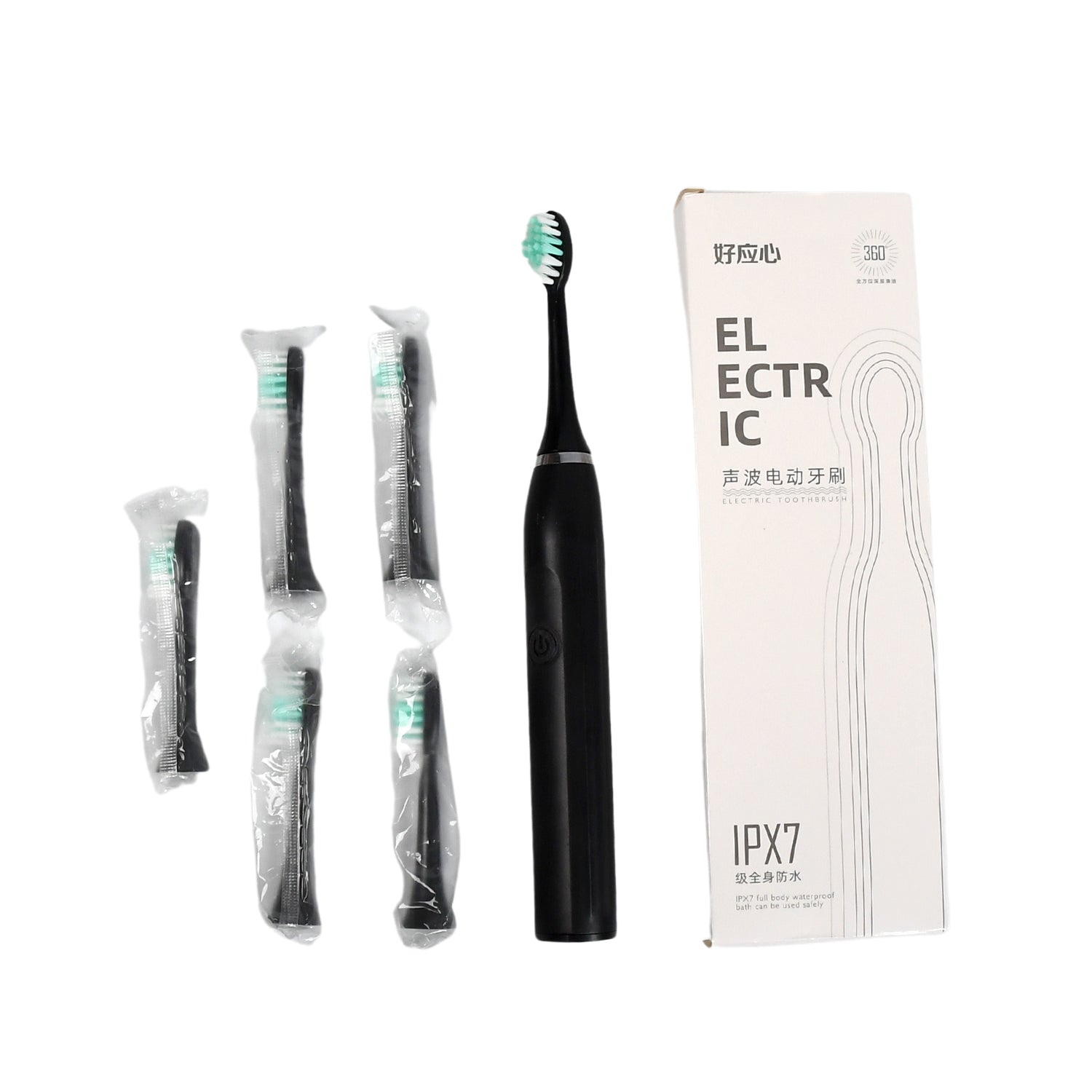 7323 ELECTRIC TOOTHBRUSH FOR ADULTS AND TEENS, ELECTRIC TOOTHBRUSH BATTERY OPERATED DEEP CLEANSING TOOTHBRUSH WITH EXTRA BRUSH HEADS DeoDap