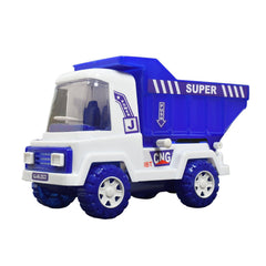 4485 BIG SIZE FRICTION POWERED DUMPER TOY TRUCK FOR KIDS. | WITH OPENING CONTAINER FEATURE. | STRONG & DURABLE PLASTIC MATERIAL. | INDOOR & OUTDOOR PLAY. | MINIATURE SCALED MODELS TRUCK DeoDap
