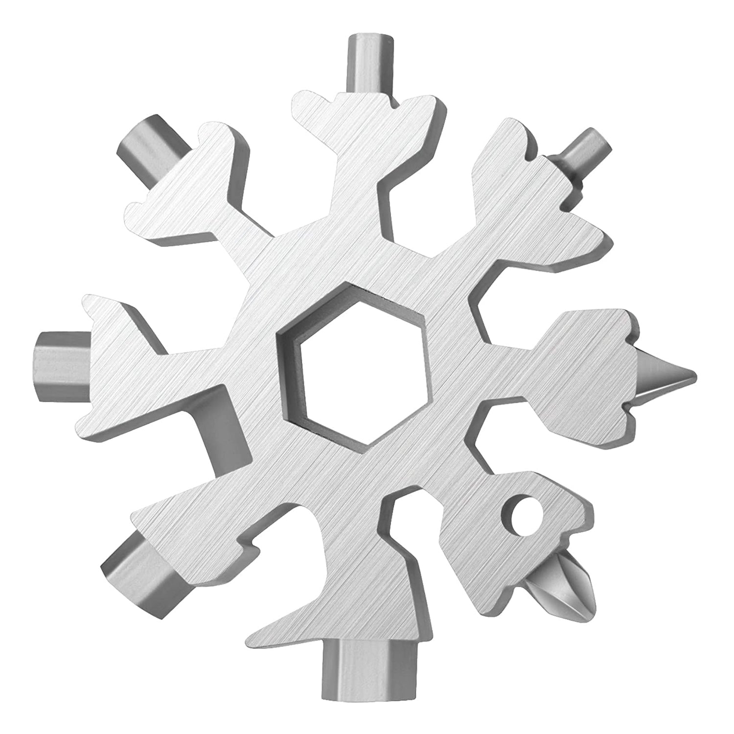 1787 Snowflake Multi-Tool Stainless Steel Snowflake Bottle Opener DeoDap