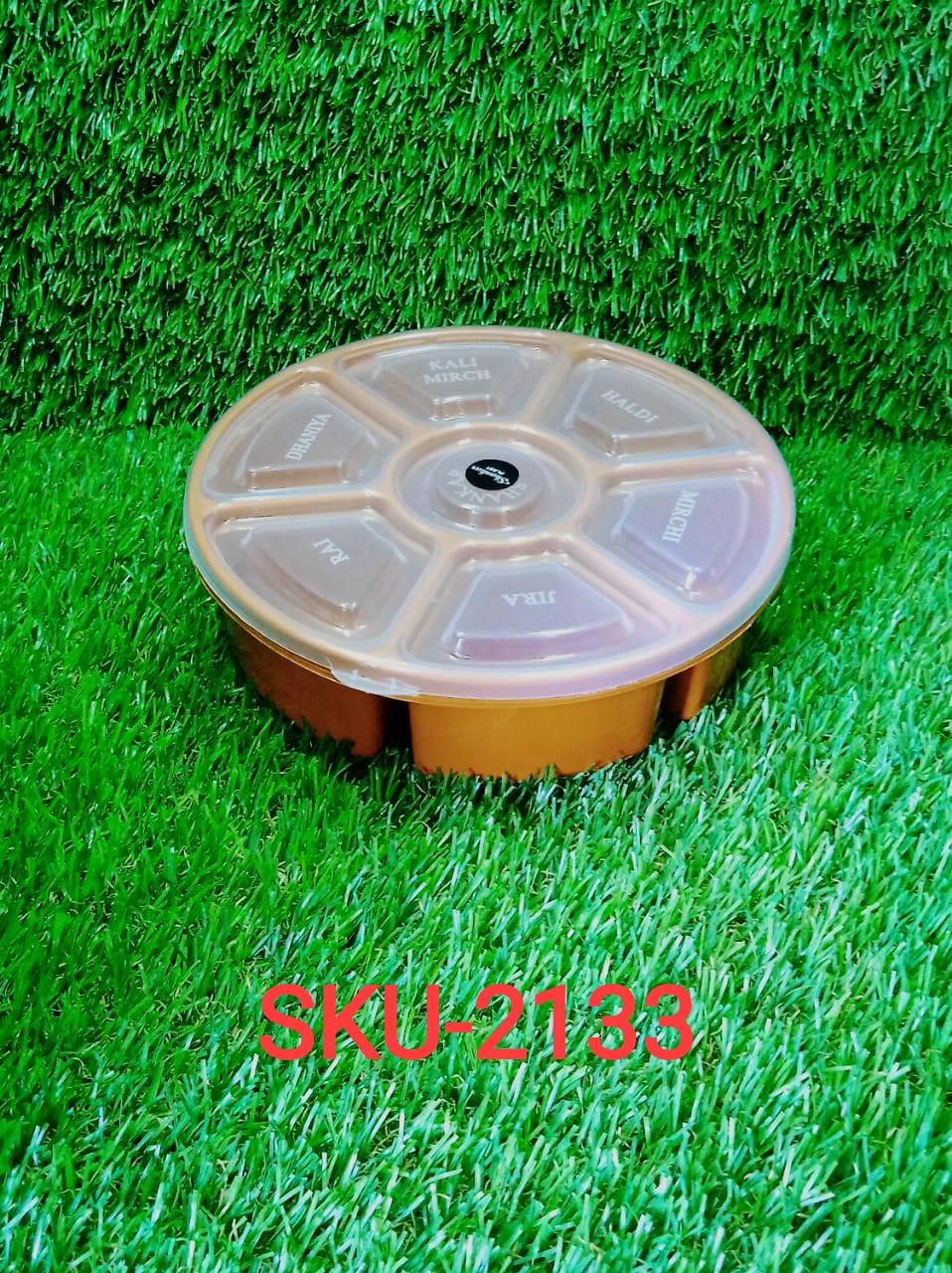 2133 Mini Spice Box/Masala Dabba with 7 Compartments DeoDap