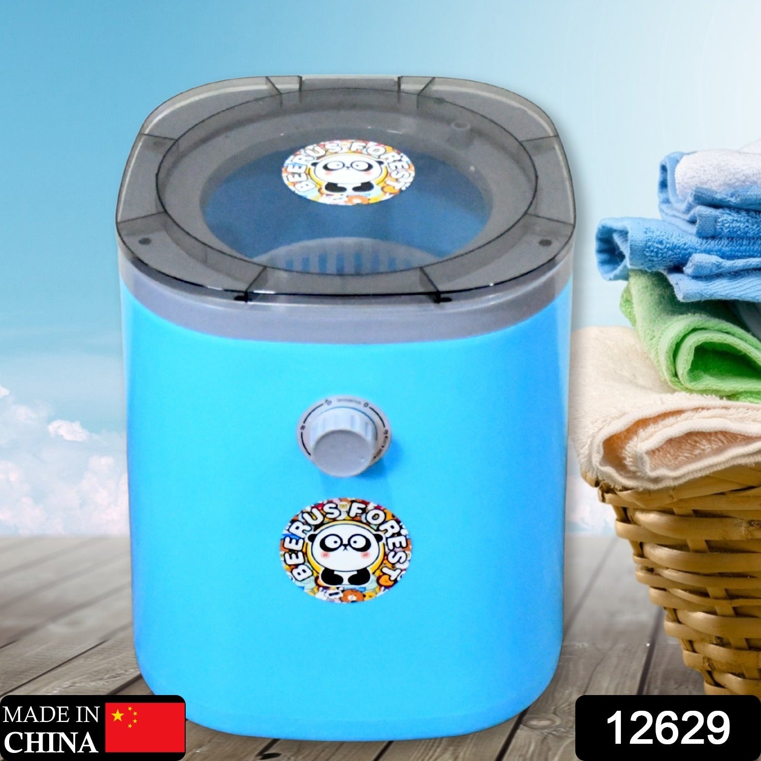 12629 PORTABLE WASHING MACHINE DEEP CLEANING WASHING MACHINE, SUITABLE FOR ALL TYPE CLOTH (11LTR)