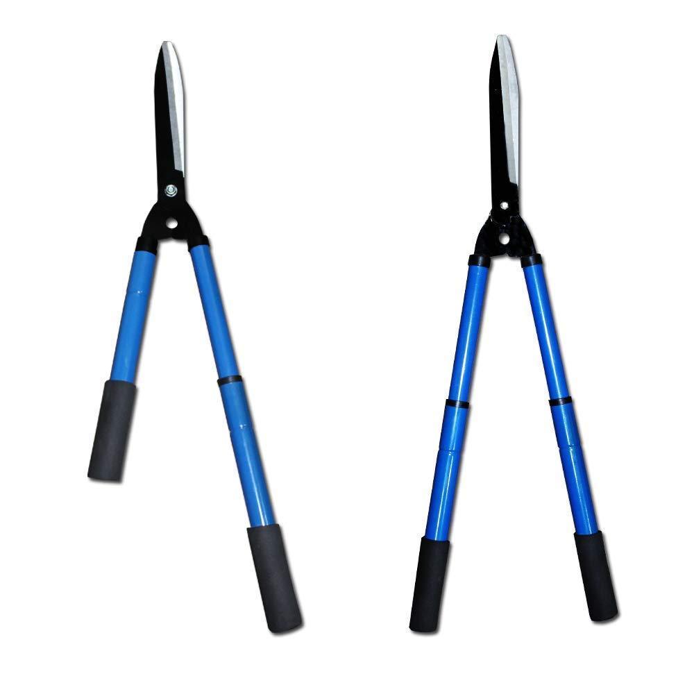 484 Gardening Tools - Heavy Duty Hedge Shear Adjustable Garden Scissor with Comfort Grip Handle DeoDap