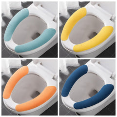 4872 Toilet Seat Cover, Toilet Seat Cushion Soft and Warm Washable Toilet seat Cover Pads Comfortable DeoDap