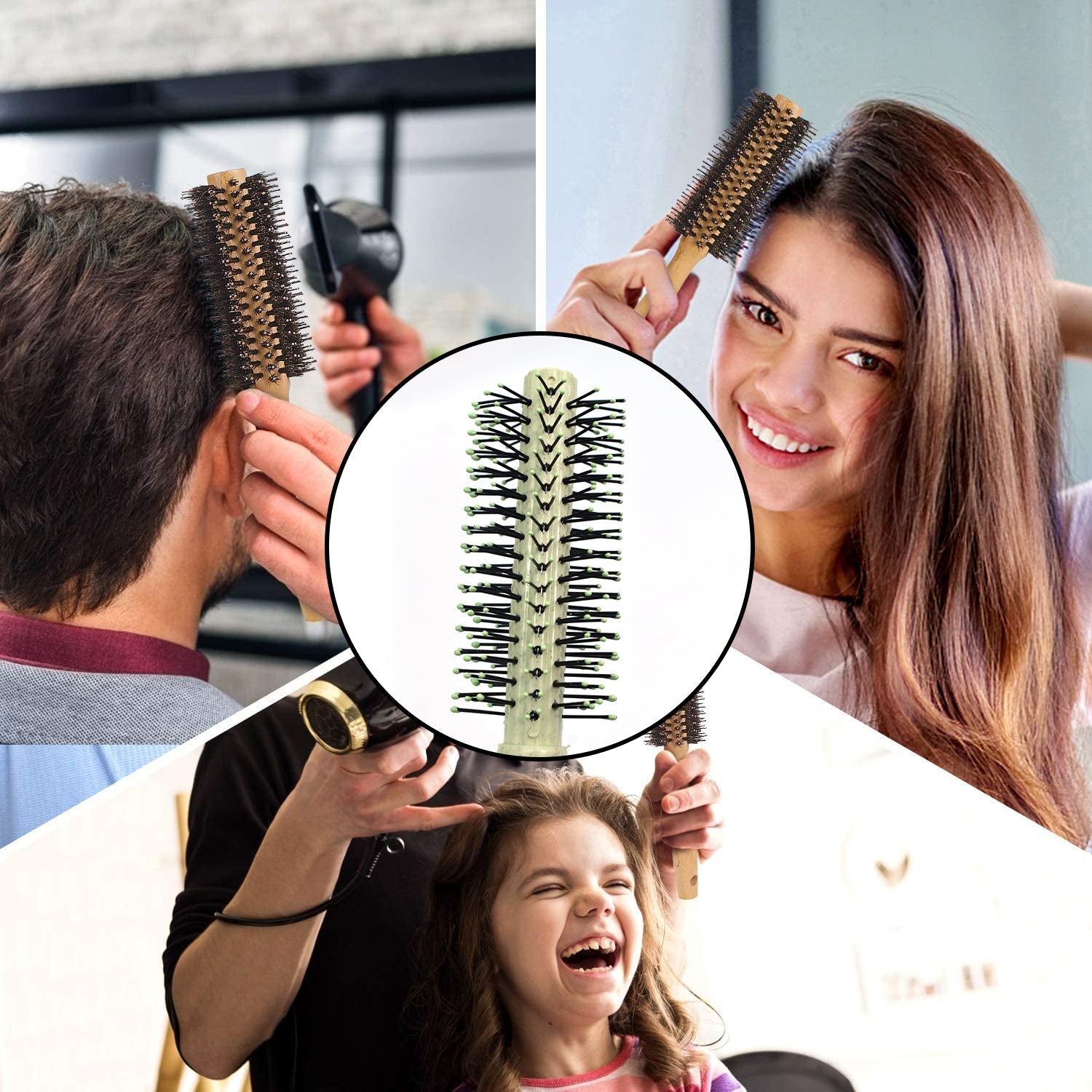 6191 Round Hair Brush For Blow Drying & Hair Styling DeoDap