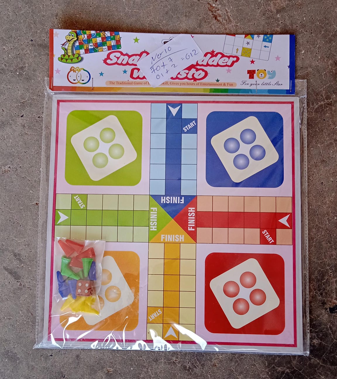 4366 Family Board Game with Two Modes | Two Side Different Ladder, Ludo  Games for Children and Families | 2 to 4 Players - Age 3 Years and Above (2 in 1)