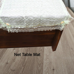 6227 Home Decorative Luxurious Table Cloth Dust-proof Protective Cover Premium Designing Table Cloth (80 x 80 cm)